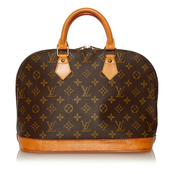 ルイ ヴィトン モノグラム アルマ ハンドバッグ M51130 ブラウン PVC レザー レディース LOUIS VUITTON 【中古】