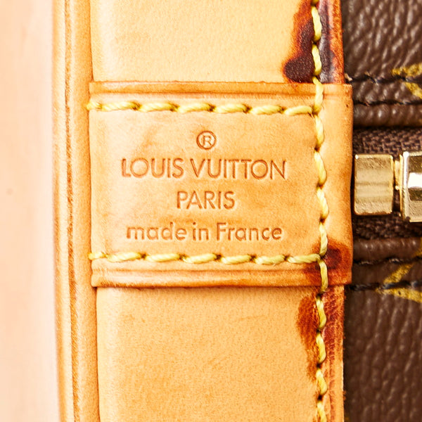 ルイ ヴィトン モノグラム アルマ ハンドバッグ M51130 ブラウン PVC レザー レディース LOUIS VUITTON 【中古】