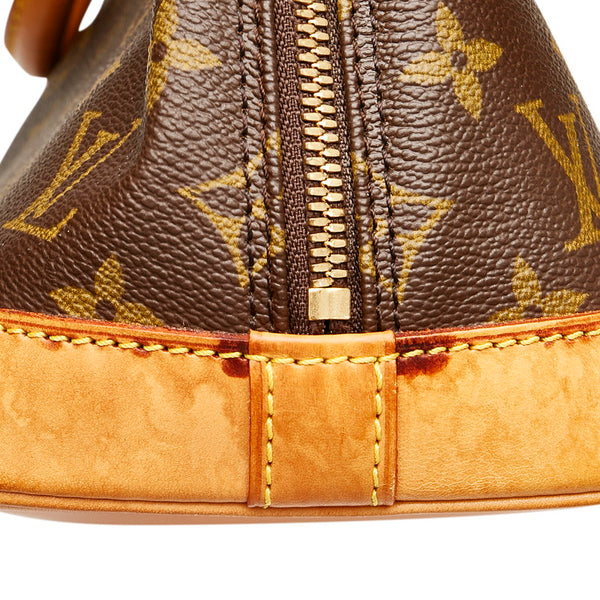 ルイ ヴィトン モノグラム アルマ ハンドバッグ M51130 ブラウン PVC レザー レディース LOUIS VUITTON 【中古】