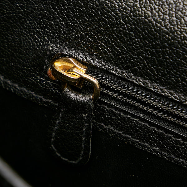 サルヴァトーレフェラガモ ガンチーニ ビジネスバッグ ショルダーバッグ 2WAY 21 4276 ブラック レザー メンズ Salvatore Ferragamo 【中古】