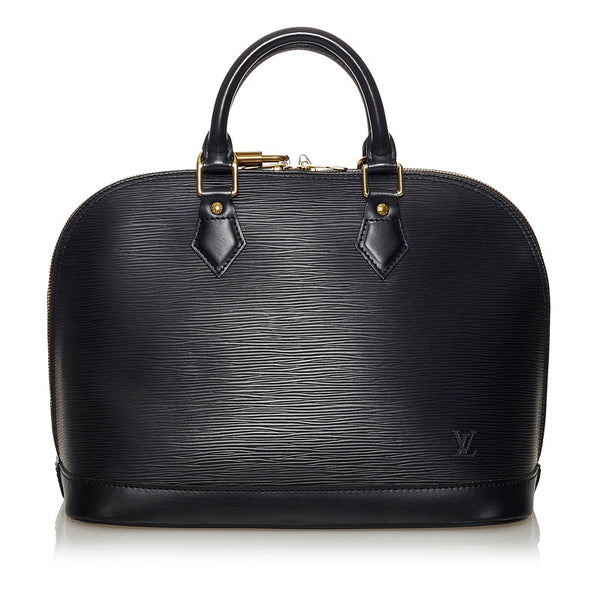 ルイ ヴィトン エピ アルマPM ハンドバッグ M52142 ノワール ブラック レザー レディース LOUIS VUITTON 【中古】