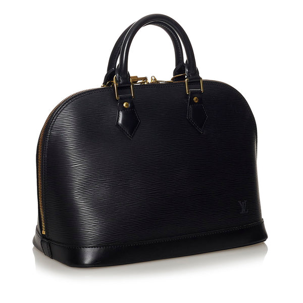 ルイ ヴィトン エピ アルマPM ハンドバッグ M52142 ノワール ブラック レザー レディース LOUIS VUITTON 【中古】