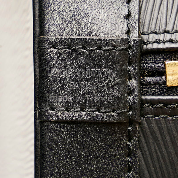 ルイ ヴィトン エピ アルマPM ハンドバッグ M52142 ノワール ブラック レザー レディース LOUIS VUITTON 【中古】