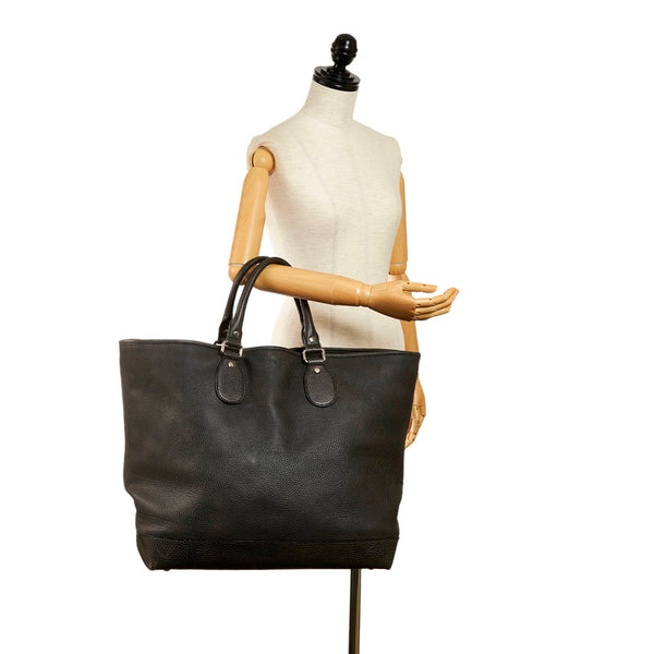 グッチ トートバッグ 232103 ブラック レザー メンズ GUCCI 【中古】