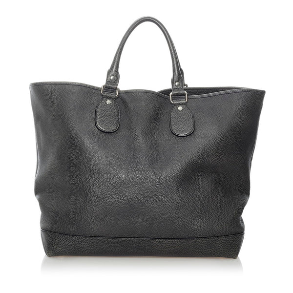 グッチ トートバッグ 232103 ブラック レザー メンズ GUCCI 【中古】