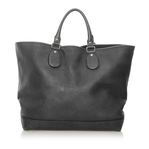 グッチ トートバッグ 232103 ブラック レザー メンズ GUCCI 【中古】