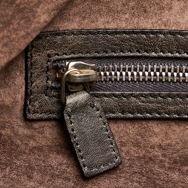 グッチ トートバッグ 232103 ブラック レザー メンズ GUCCI 【中古】