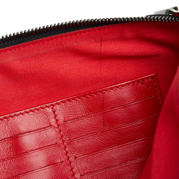 クリスチャンルブタン クラッチバッグ セカンドバッグ ブラック レザー メンズ Christian Louboutin 【中古】