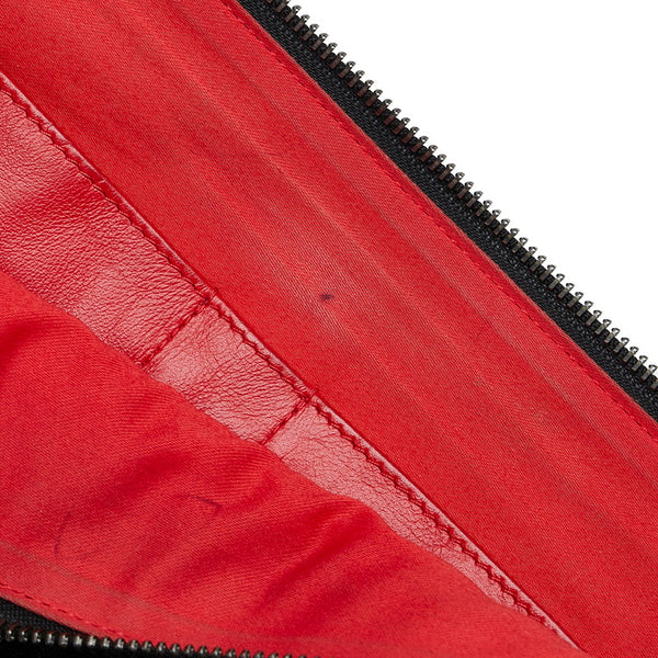 クリスチャンルブタン クラッチバッグ セカンドバッグ ブラック レザー メンズ Christian Louboutin 【中古】