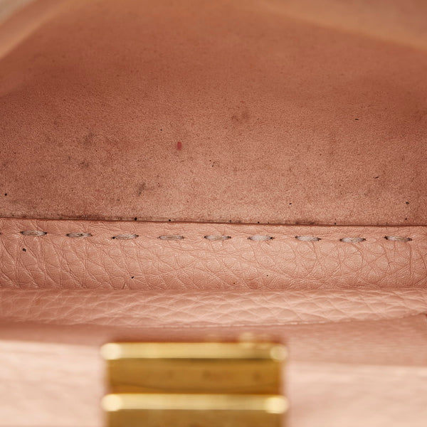 フェンディ セレリア ピーカブー ミニ ハンドバッグ ショルダーバッグ ２WAY 8BN244 ホワイト レザー レディース FENDI 【中古】