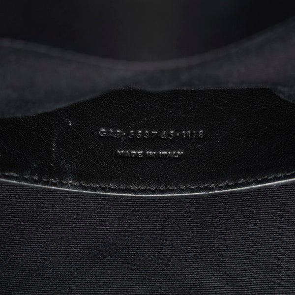 サンローラン トートバッグ ハンドバッグ 553745 ホワイト ブラック キャンバス レザー レディース SAINT LAURENT 【中古】