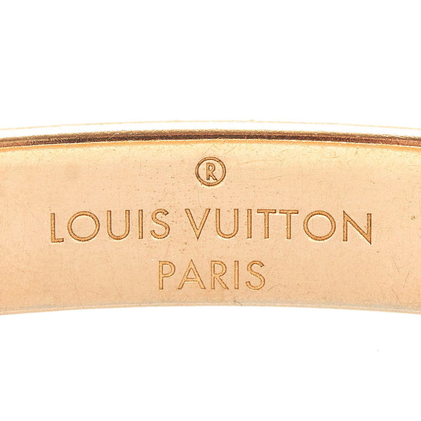 ルイ ヴィトン カフ ナノグラム M バングル ブレスレット  M00254 ピンクゴールド メッキ レディース LOUIS VUITTON 【中古】