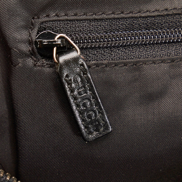 グッチ ワンショルダーバッグ 001 3341 ブラック ナイロン レザー レディース GUCCI 【中古】