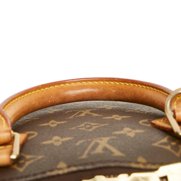 ルイ ヴィトン モノグラム アルマ ハンドバッグ M51130 ブラウン PVC レザー レディース LOUIS VUITTON 【中古】