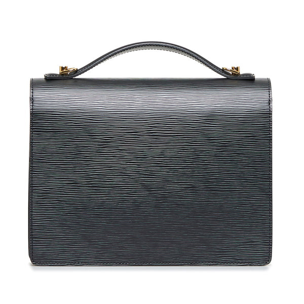 ルイ ヴィトン エピ モンソー ハンドバッグ ショルダーバッグ 2WAY M52122 ノワール ブラック レザー レディース LOUIS VUITTON 【中古】