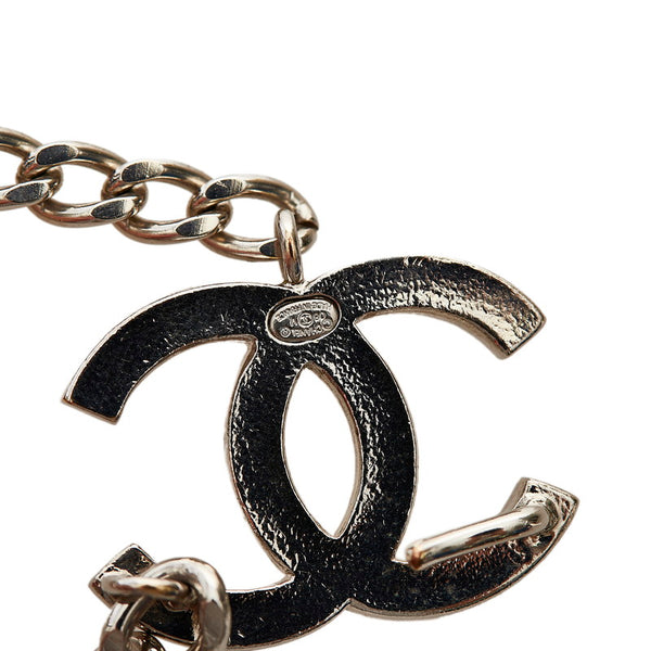 シャネル ココマーク チェーンベルト シルバー メタル レディース CHANEL 【中古】
