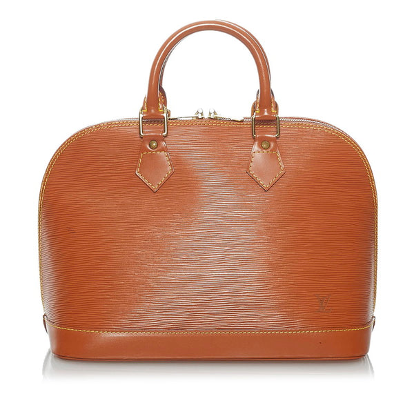 ルイ ヴィトン エピ アルマ M52143 ケニアブラウン レザー ハンドバッグ レディース LOUIS VUITTON 【中古】