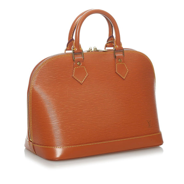 ルイ ヴィトン エピ アルマ M52143 ケニアブラウン レザー ハンドバッグ レディース LOUIS VUITTON 【中古】