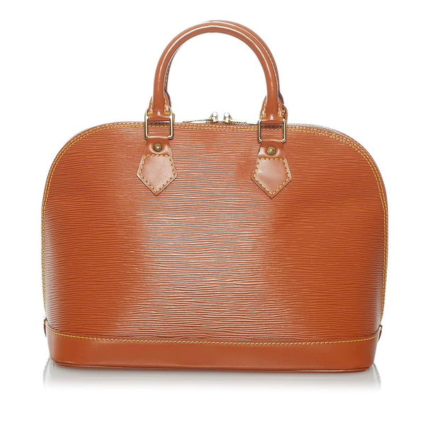 ルイ ヴィトン エピ アルマ M52143 ケニアブラウン レザー ハンドバッグ レディース LOUIS VUITTON 【中古】