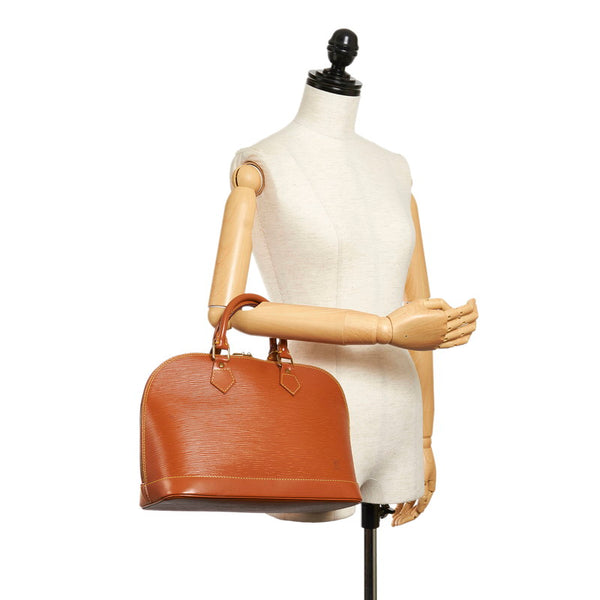 ルイ ヴィトン エピ アルマ M52143 ケニアブラウン レザー ハンドバッグ レディース LOUIS VUITTON 【中古】