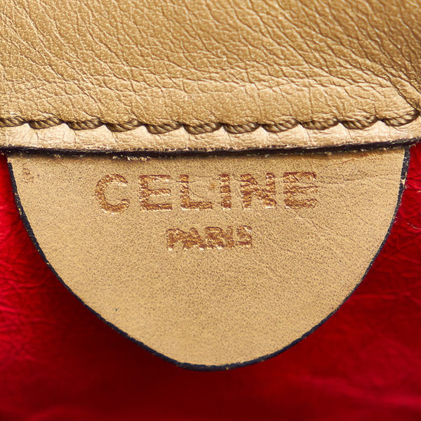 セリーヌ ショルダーバッグ グリーン  レザー レディース CELINE 【中古】