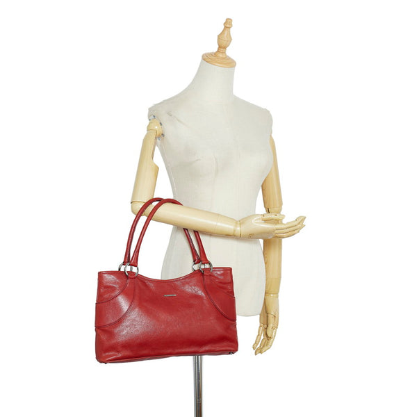 グッチ ハンドバッグ トートバッグ 113015 レッド レザー レディース GUCCI 【中古】