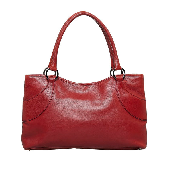 グッチ ハンドバッグ トートバッグ 113015 レッド レザー レディース GUCCI 【中古】