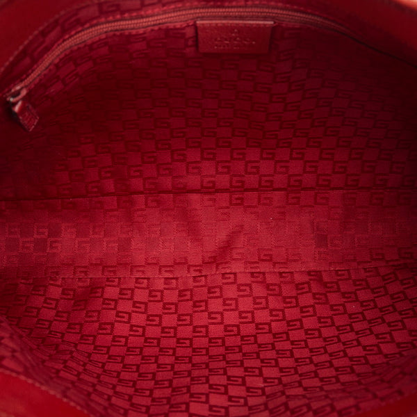 グッチ ハンドバッグ トートバッグ 113015 レッド レザー レディース GUCCI 【中古】