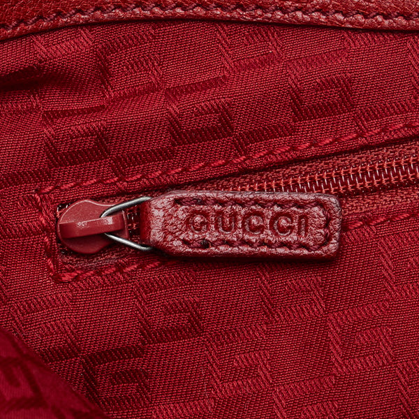 グッチ ハンドバッグ トートバッグ 113015 レッド レザー レディース GUCCI 【中古】