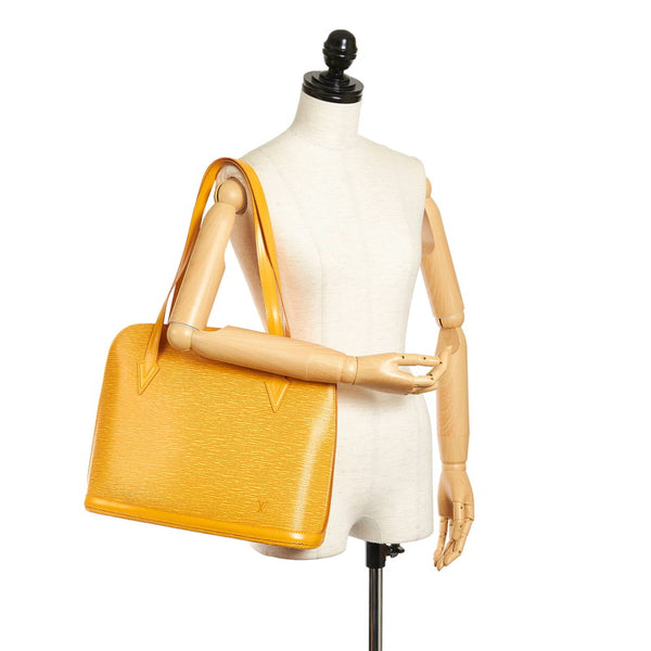 ルイ ヴィトン エピ リュサック トートバッグ M52289 タッシリイエロー レザー レディース LOUIS VUITTON 【中古】