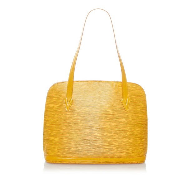 ルイ ヴィトン エピ リュサック トートバッグ M52289 タッシリイエロー レザー レディース LOUIS VUITTON 【中古】