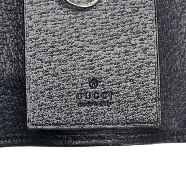 グッチ GGスプリーム オフィディアGG 6連 キーケース 603732 ベージュ ネイビー PVC レザー レディース GUCCI 【中古】