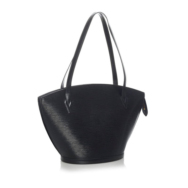 ルイ ヴィトン エピ サンジャック ショッピング トートバッグ M52262 ノワール ブラック レザー レディース LOUIS VUITTON 【中古】