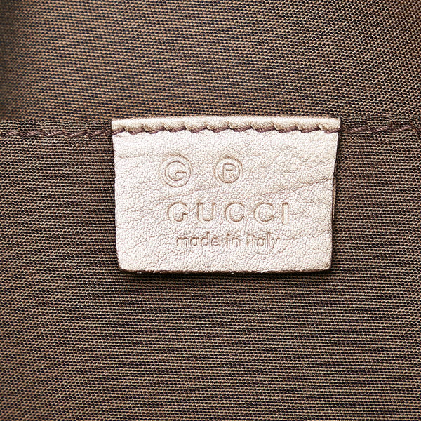 グッチ ハンドバッグ ショルダーバッグ 2WAY 341504 シルバー レザー レディース GUCCI 【中古】