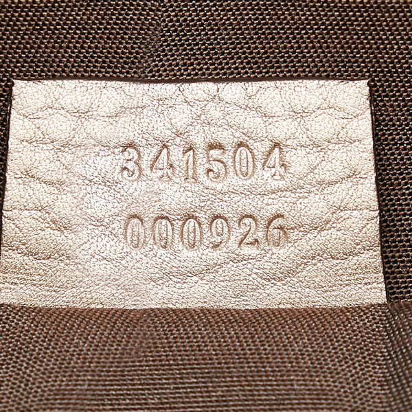 グッチ ハンドバッグ ショルダーバッグ 2WAY 341504 シルバー レザー レディース GUCCI 【中古】