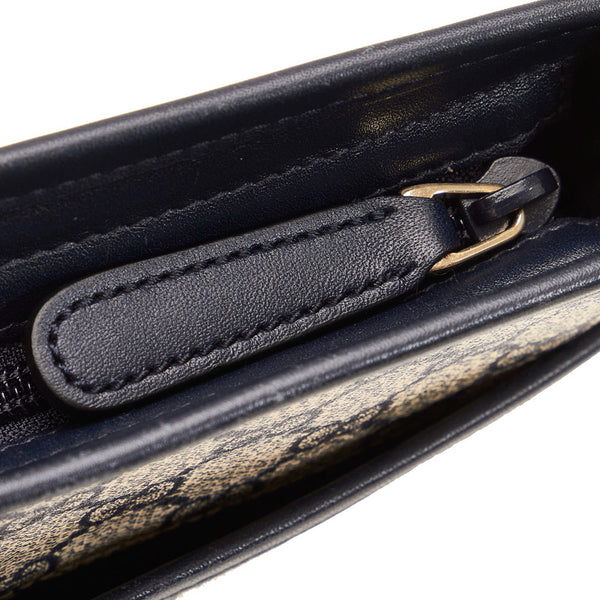 グッチ GGスプリーム 斜めがけ ショルダー 388924 ネイビー PVC レザー メンズ GUCCI 【中古】