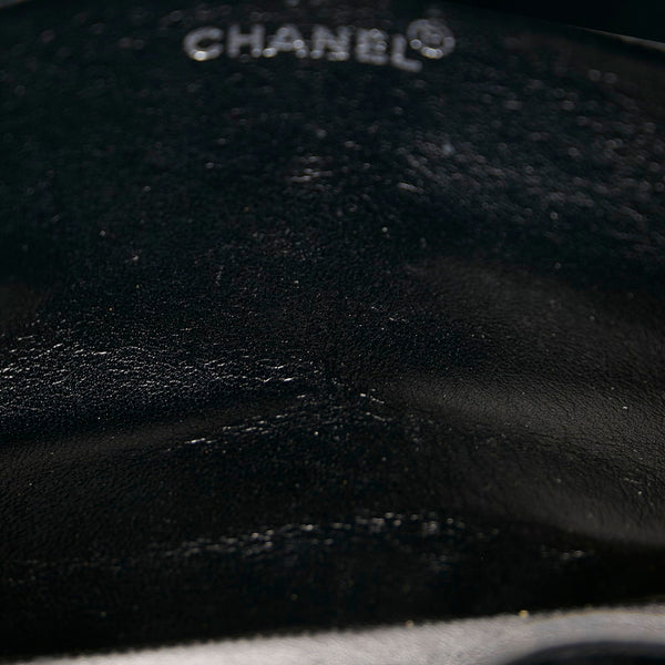 シャネル マトラッセ 復刻トート ココマーク トートバッグ ブラック シルバー金具 キャビアスキン レディース CHANEL 【中古】