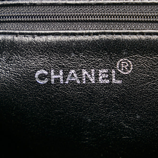 シャネル マトラッセ 復刻トート ココマーク トートバッグ ブラック シルバー金具 キャビアスキン レディース CHANEL 【中古】
