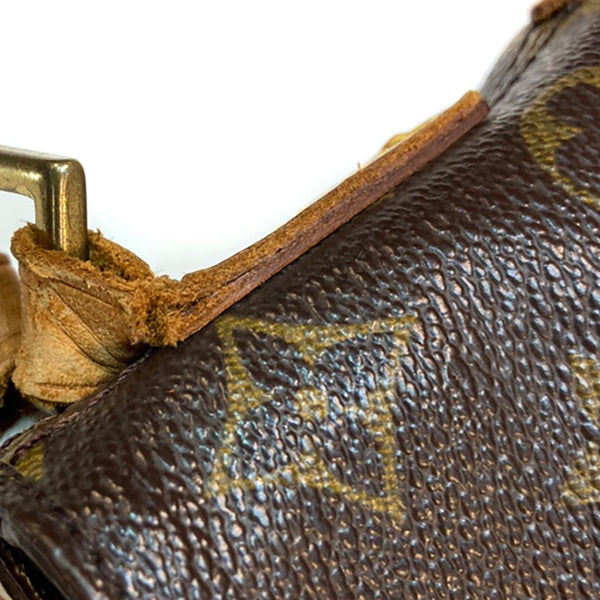 ルイ ヴィトン モノグラム トロター M51240 ブラウン PVC レザー 斜め掛け ショルダーバッグ レディース LOUIS VUITTON 【中古】