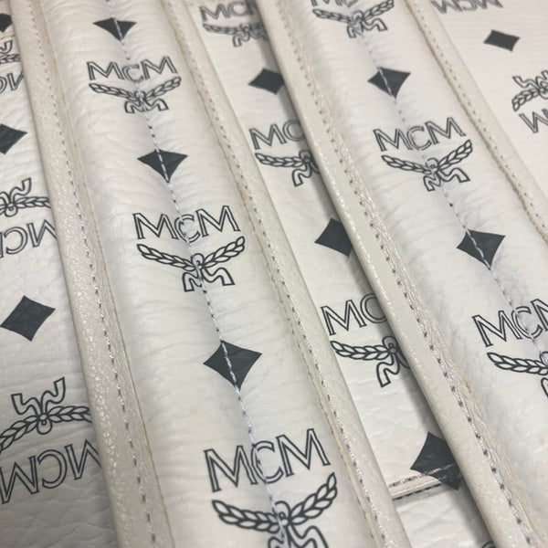 エム シー エム ヴィセトス リュック バックパック ホワイト レザー メンズ MCM 【中古】