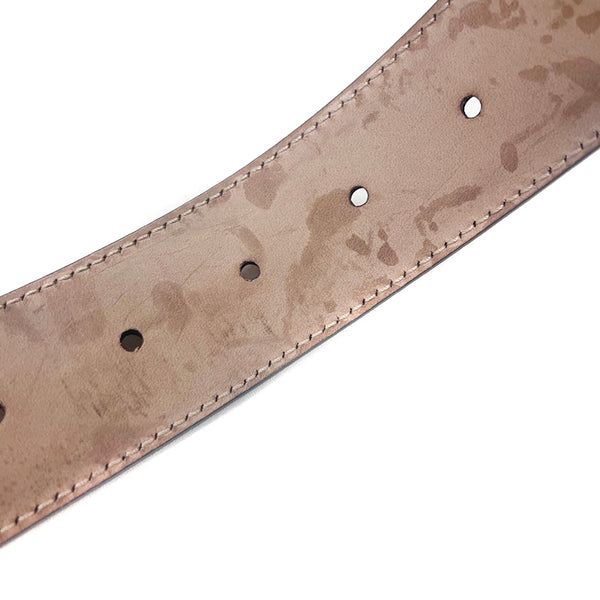 グッチ グッチシマ 368186 レッド レザー ベルト レディース GUCCI 【中古】