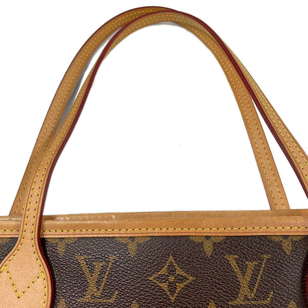 ルイ ヴィトン モノグラム ネヴァーフルMM M41178 ブラウン PVC レザー トートバッグ レディース LOUIS VUITTON 【中古】