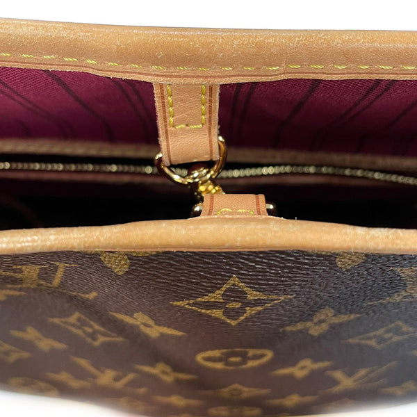 ルイ ヴィトン モノグラム ネヴァーフルMM M41178 ブラウン PVC レザー トートバッグ レディース LOUIS VUITTON 【中古】