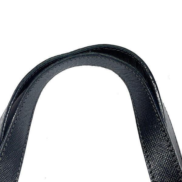 プラダ ベアー クマ スパンコール ブラック ナイロン レザー ショルダーバッグ トートバッグ レディース PRADA 【中古】