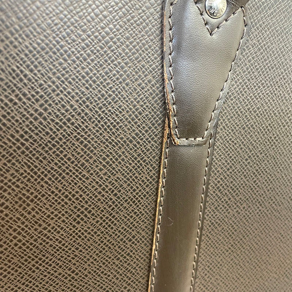 ルイ ヴィトン タイガ ポルトキュマンロザン M30058 ブラウン レザー ビジネスバッグ メンズ LOUIS VUITTON 【中古】