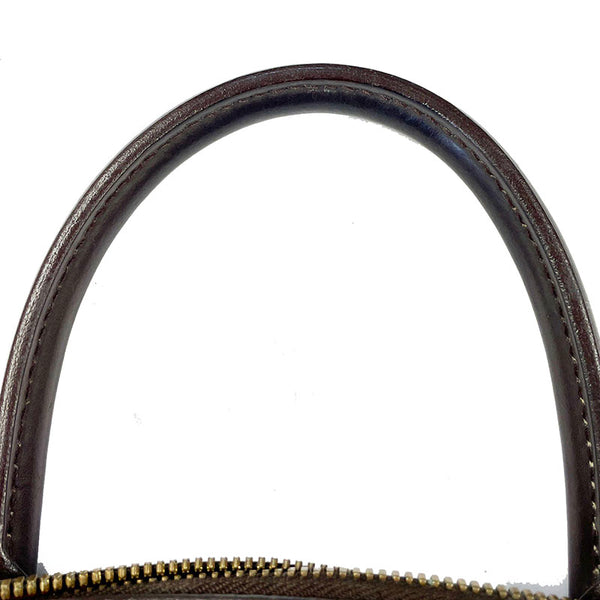 ルイ ヴィトン ダミエ ブレラ N51150 ブラウン PVC レザー ハンドバッグ レディース LOUIS VUITTON 【中古】