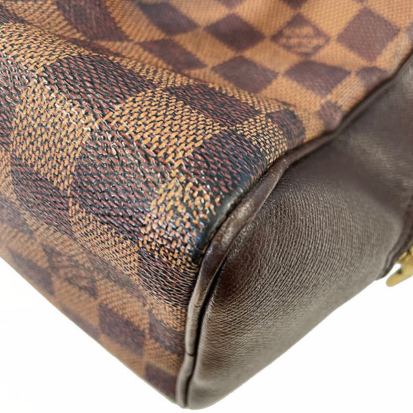 ルイ ヴィトン ダミエ ブレラ N51150 ブラウン PVC レザー ハンドバッグ レディース LOUIS VUITTON 【中古】