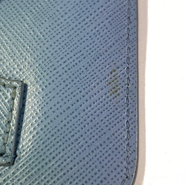 サルヴァトーレフェラガモ ガンチーニ コインケース KY-22 B956 ブルー レザー レディース Salvatore Ferragamo 【中古】