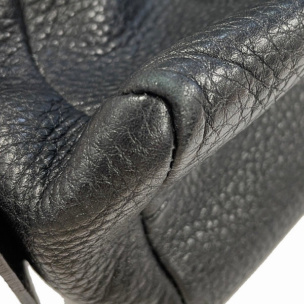 グッチ ソーホー 308636 ブラック レザー ポーチ レディース GUCCI 【中古】