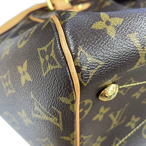 ルイ ヴィトン モノグラム ティボリGM ハンドバッグ M40144 ブラウン PVC レザー レディース LOUIS VUITTON 【中古】